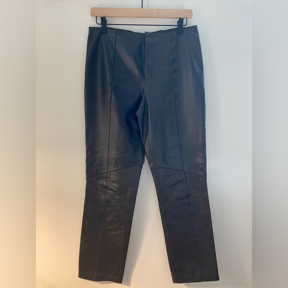 VINTAGE Nine West Genuine Leather Pants - Size 4